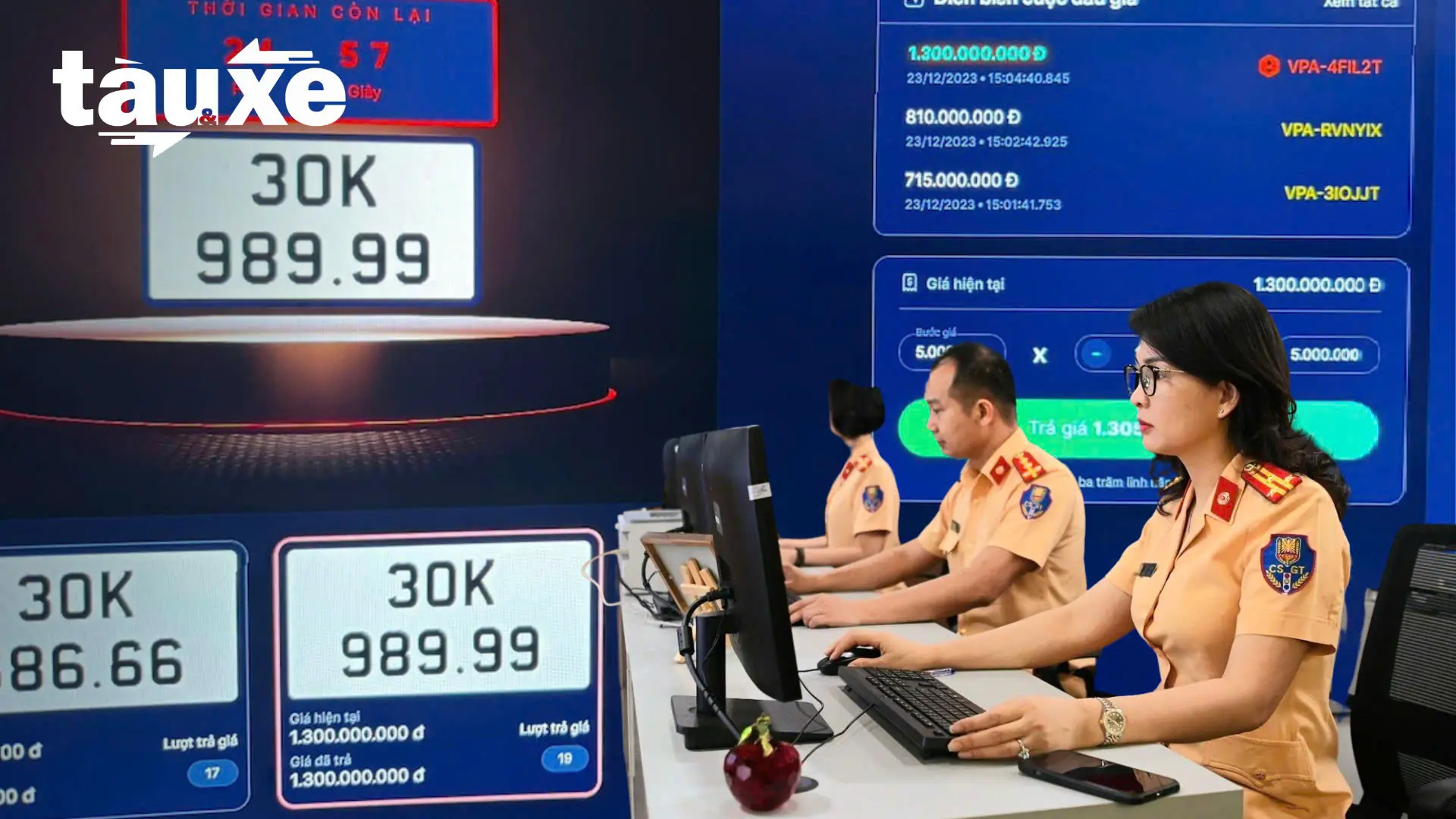 Khởi động phiên đấu giá biển số xe phiên 8 | Bản tin Tàu và Xe | 17/10/2025